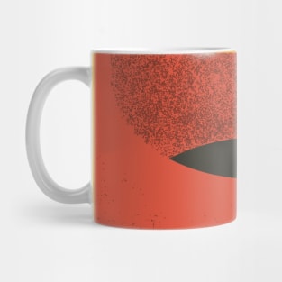 Red Donut Geometrical Artwork Mug